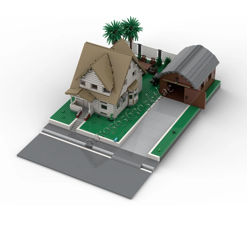 5327 قطعة سباق القرون الوسطى الإبداعية منزل السائق بناء نموذج اللبنات مجموعات لتقوم بها بنفسك تجميع الطوب لعب هدايا الاطفال