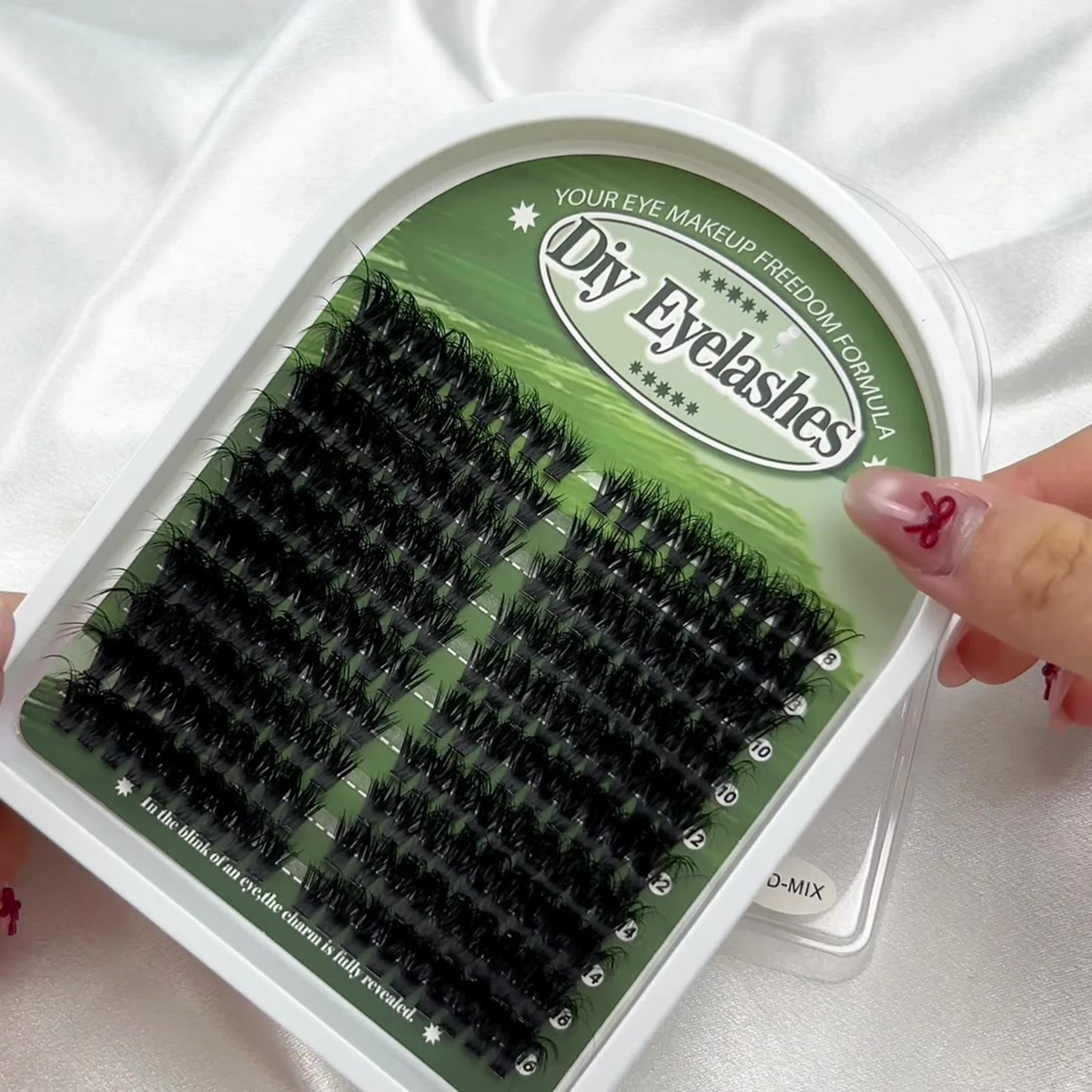 180 مجموعات رموش سميكة أوروبية منفوشة مجموعة واحدة ملحقات رموش مانغا شائكة طبيعية لتكبير عينيك