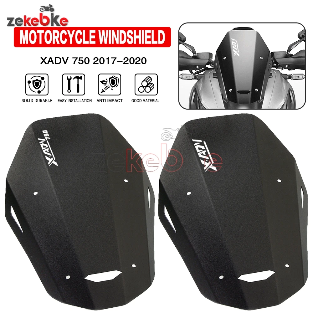 

2025 XADV750 Motorcycle Accessories Sport Screen Windshield Deflector Windscreen Airflow Wind For Honda X-ADV 750 2017 2018-2020