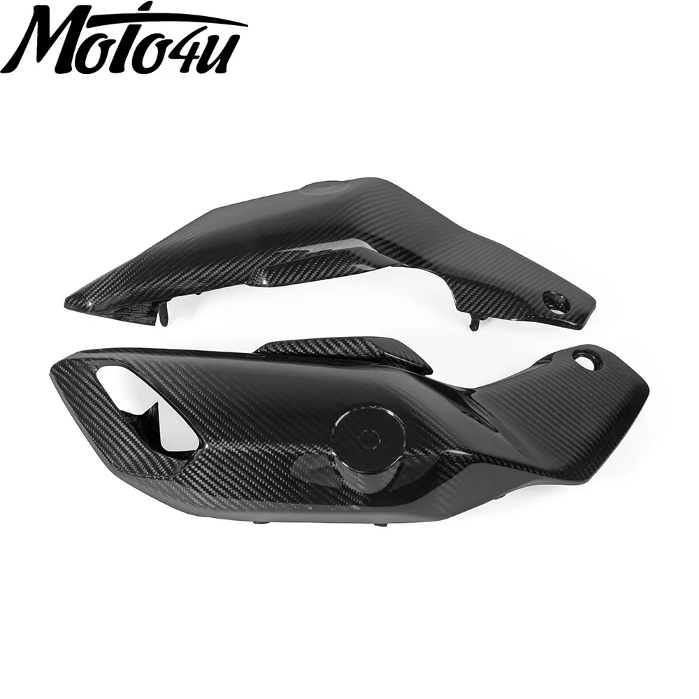 

For Yamaha FZ07 MT07 2017 2018 2019 2020 Carbon Fiber Front Side Air Intake Cover Panel Fairing
