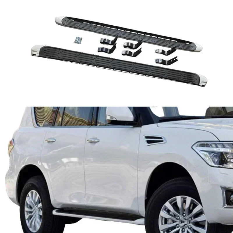 Running Boards For Nissan Patrol Y62 2010 2011 2012 2013 2014 Side Step For Patrol Y62 SUV Foot Pedal Board Nerf Bar