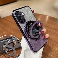 Luxury with bracket Glitter Case For Huawei P70 P30Lite P40 Mate 60 40 30 20X 20 Pro Y9S Y7A Y7 Y9 Y9Prime2019 Case Holder Cover