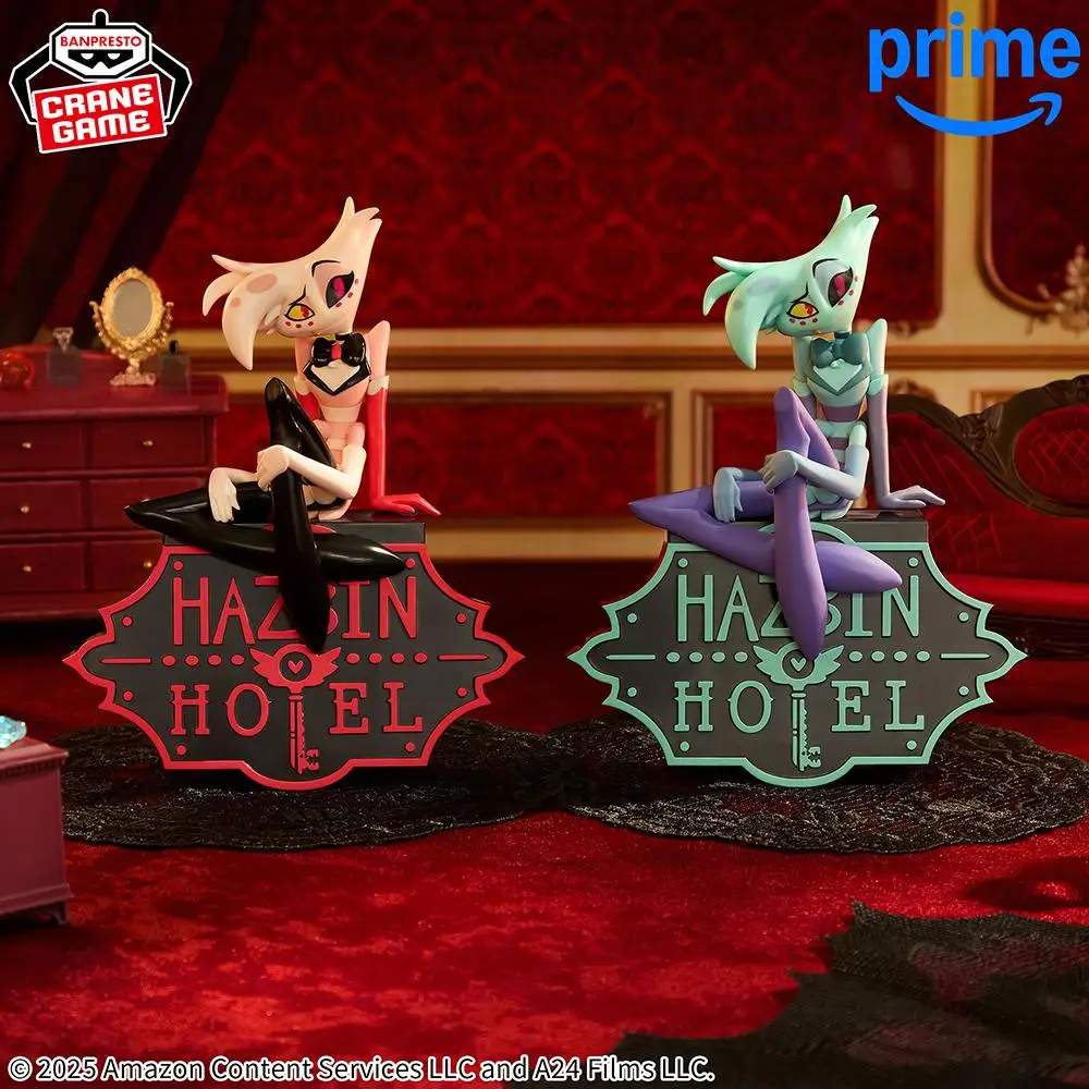 Bienvenido a Hazbin Hotel Angel Dust Husk figura de Anime figura