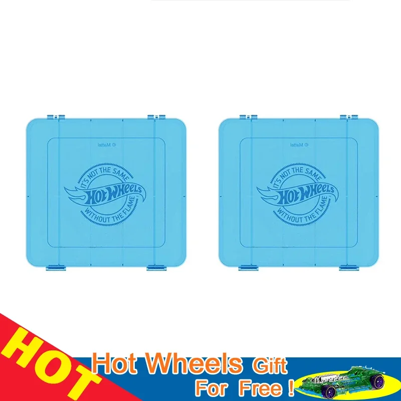 Caja de almacenamiento de coche de juguete Hot Wheels Original, plástico para fundición 1/64, Juguetes para niños, juguete para regalo para niños, 5