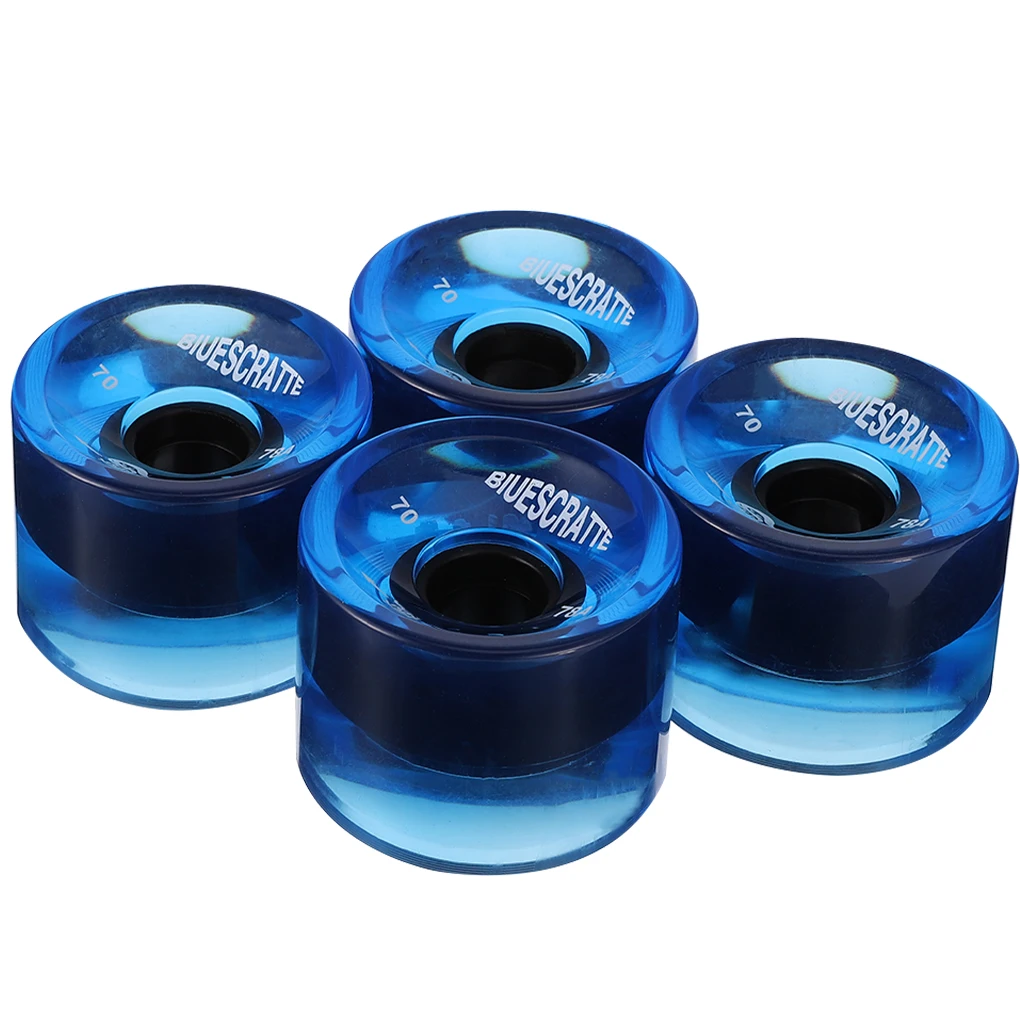 

Комплект из 4 колес для скейтборда, полиуретановые колеса 82A, шины для роликовых коньков и лонгбордов с подшипниками, запасные части для скейтборда