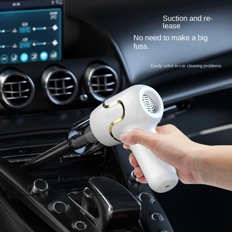 Portable Handheld Vacuum 5000Pa Cordless Car Vacuum Cleaner With Brushless Motor 4 In 1 For Keyboard, Home, Pet And Car view 6