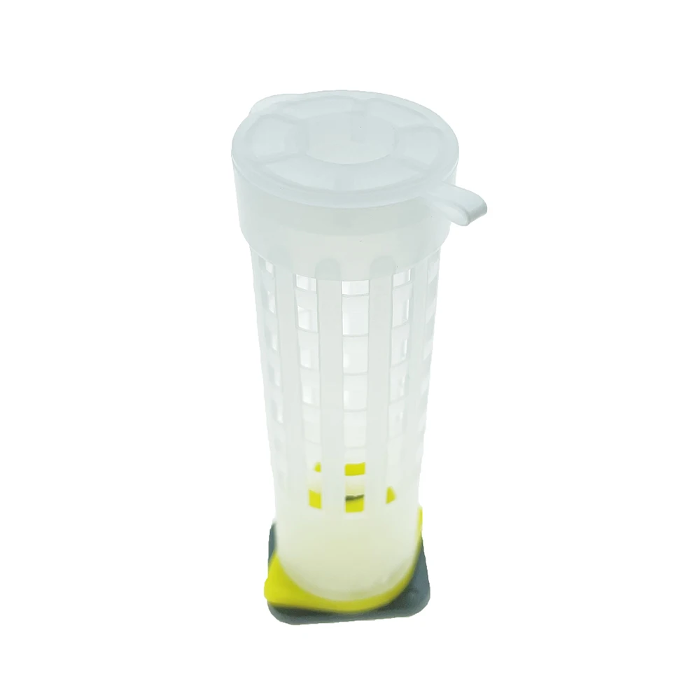 100PCS Queen Rearing Brood Hair Roller Cage Plastic For Egg Sealed Over Cell Gear Base Colony Beekeeping Products Deposit Tools