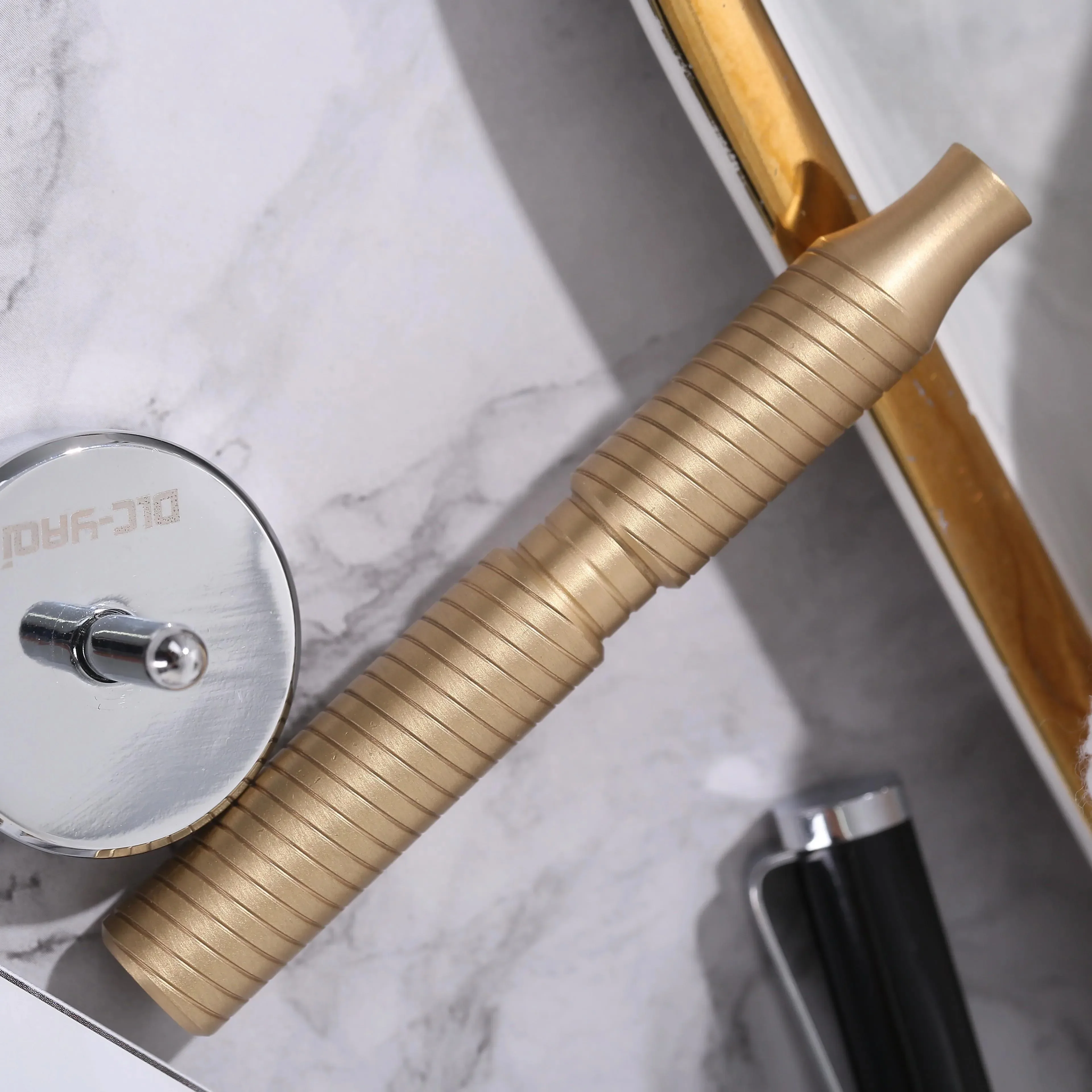 Yaqi 88 мм твердый латунный материал безопасная ручка для бритвы и набор мыла для бритья