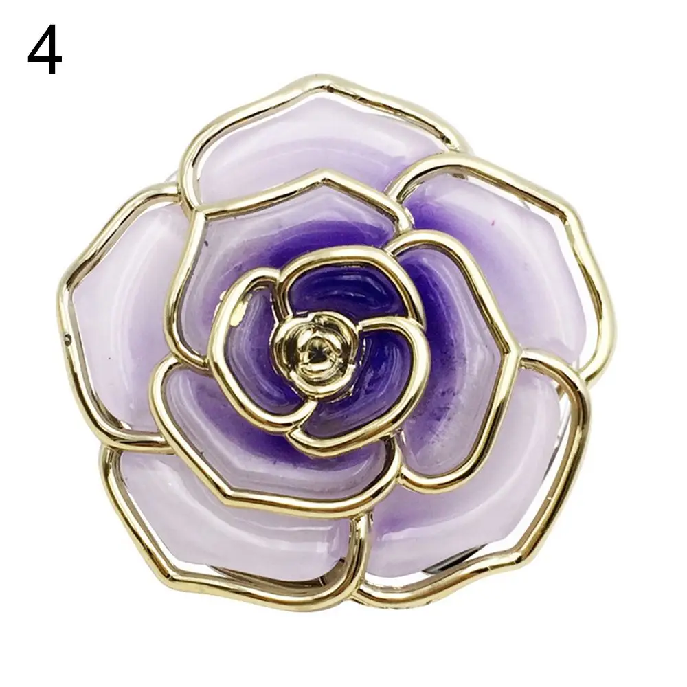 Portable Rose Flower Table Clasp Hanger Table Hook Bag Hooks Purse Holder Hanging Holder