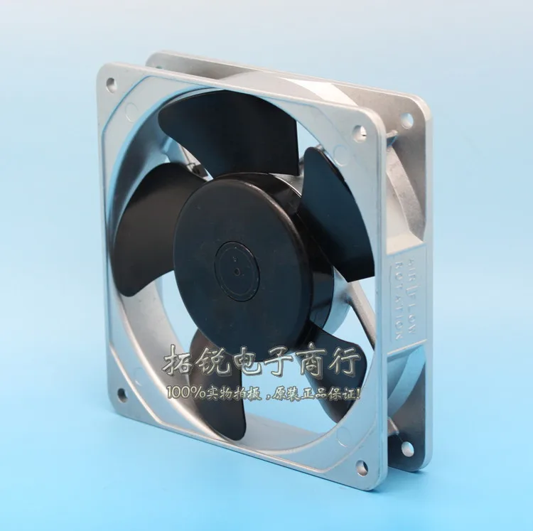 Japanese Servo 12025 220v Cu48f3 Double Ball Metal Fan Ac Cabinet Fan 12cm