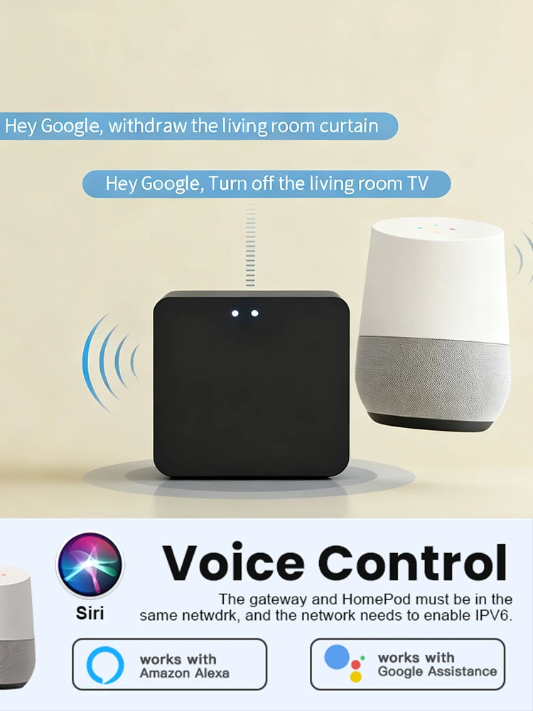 Multi-Modus Smart Gateway Zigbee 3.0 Bluetooth Mesh Hub Kompatibel mit Tuya Smart Life App Sprachsteuerung für Alexa Google Home – Detail 4
