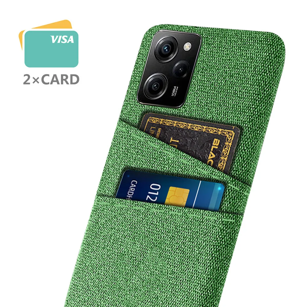 

Case For Xiaomi Poco X5 Pro Case Luxury Fabric Dual Card Phone Cover For POCO X5 X4 Pro M5 X4 GT F4 X3 Phone Funda PocoX5 Pro