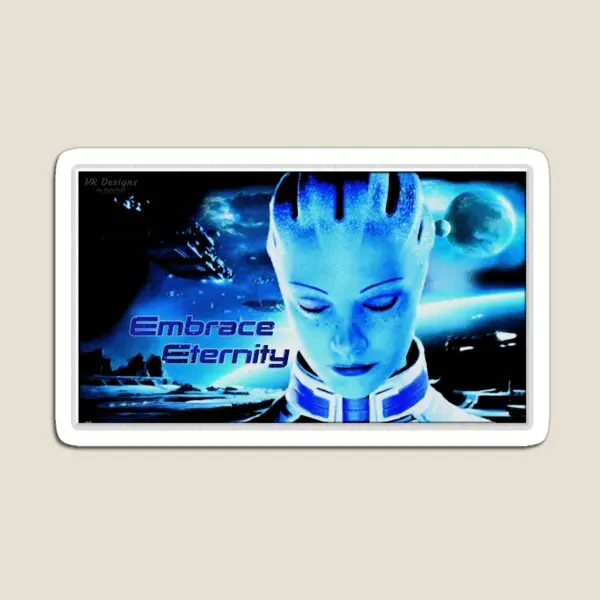 Liara T Soni Embrace Eternity Digital Pa  Magnet Baby Stickers Decor for Fridge Organizer Children Cute Toy Funny Home Colorful