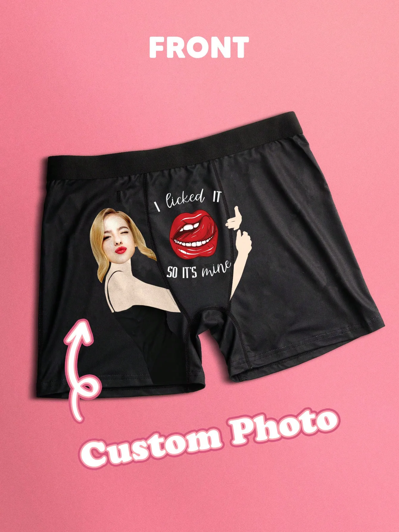 Custom Face Boxer For Men Personalized Photo Valentines Day Gift For Boyfriend Husband Anniversary Wedding Funny Gift For Him