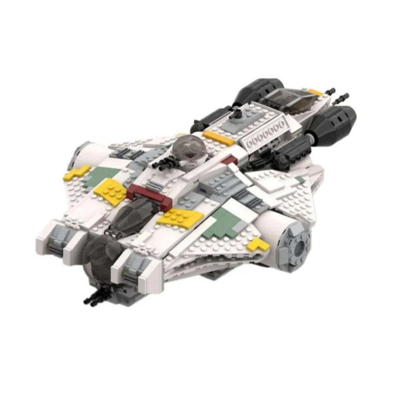 

1129PCS MOC Rebellious Ghost Star Battle Small Particle Building Blocks Assembly DIY Toy Model Children's Gift Spaceship