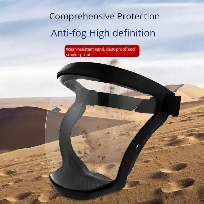Protective Mask Space Spherical Goggles Reusable Dustproof Anti Fog For Kitchen Motorcycle Cycling Anti Splash Mask With Filters