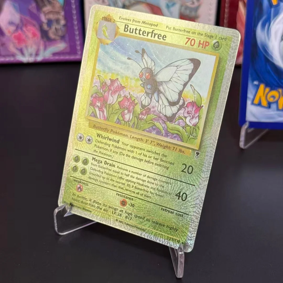 TCG English Butterfree Collection Cards #021 2002 Legendary Collection Reverse Holo Foil Cards Diy Proxy