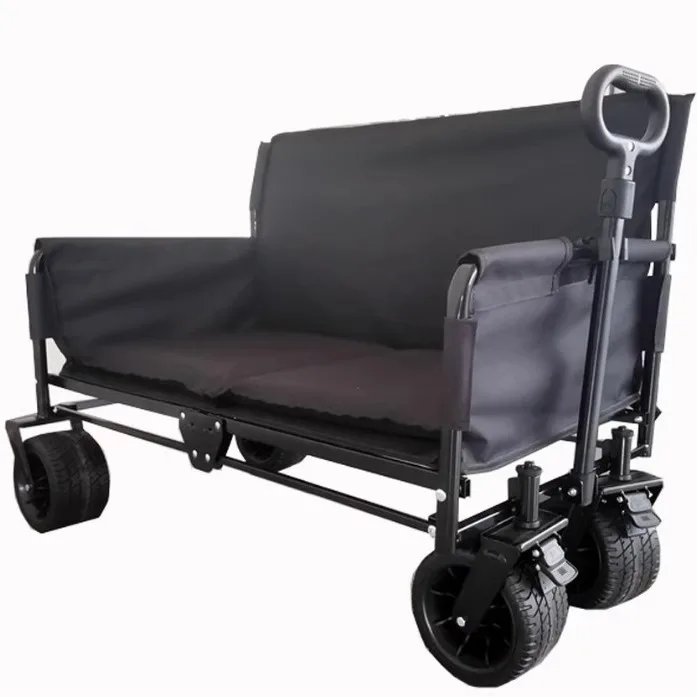 

Outdoor sofa, multifunctional lounge chair, folding cart, versatile and can be used as a seat, folding fishing trailer, camping