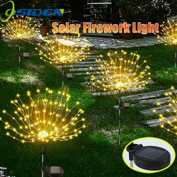 490LED Solar Firework Lights Outdoor Waterproof Garden Flower Lights 1PCS Lawn Pathway Decoration Fairy Light 8 Lighting Modes
