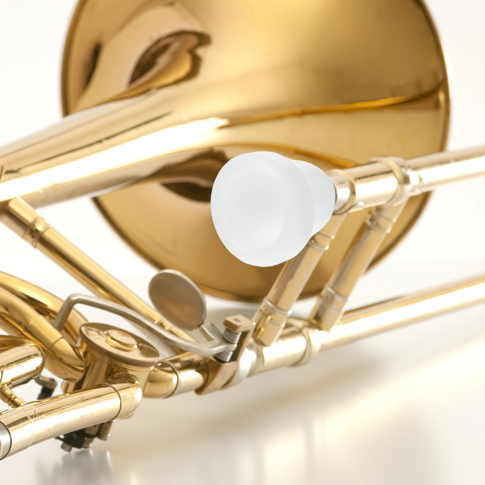 

Trombone Mouthpiece Small Size Plastic Copper Pipe Beginner Music for Abs Trumpet Practical Reasonable Structure