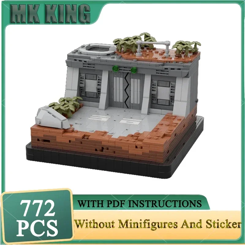 Moc Building Blocks Empire Desert Base Model Technology Bricks DIY Assembly Star Movie Construction Toys Holiday Gifts