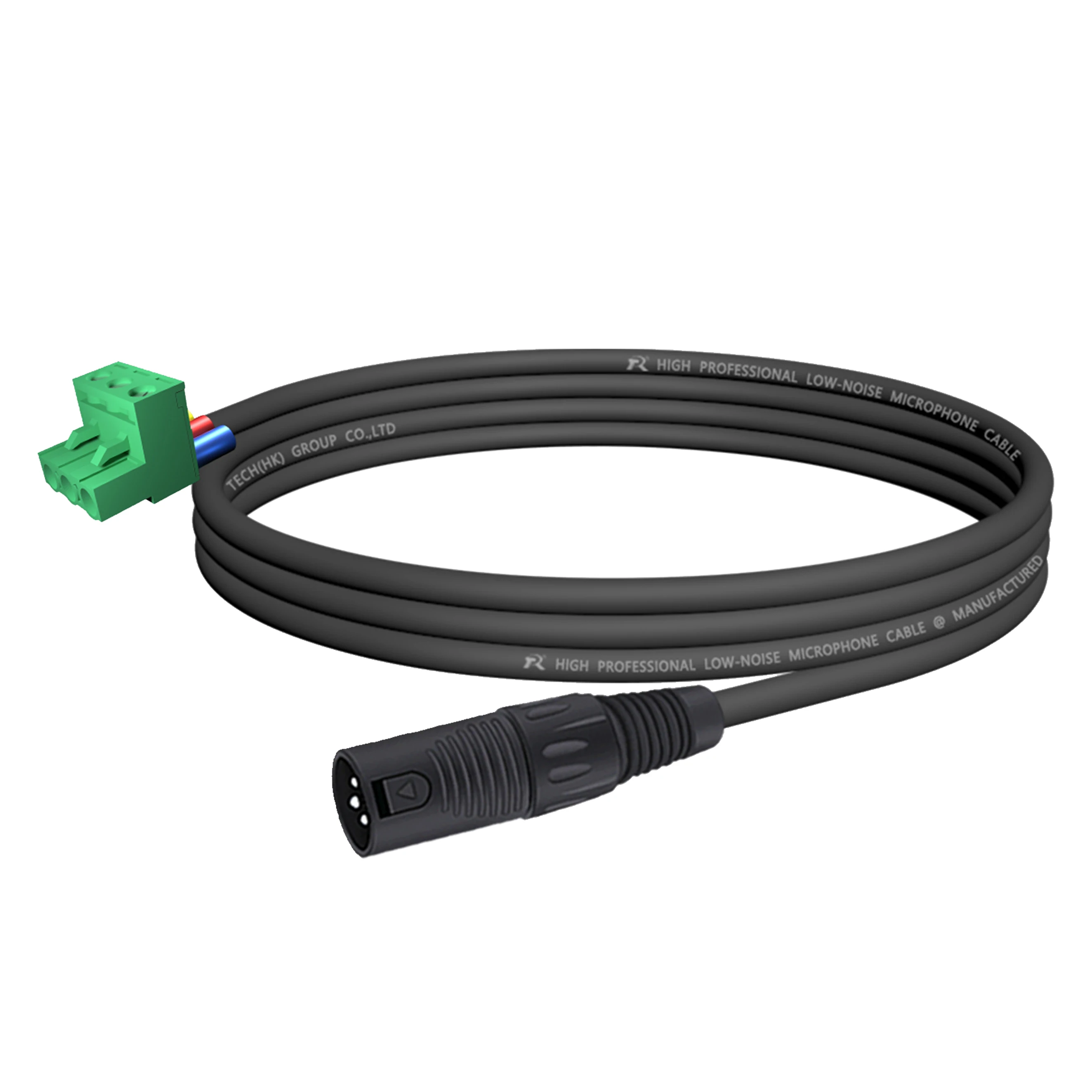 Lautsprechersystem, Bühnen-Soundverkabelung, Professionelle PCB-Montage Audioanschluss, 5,08mm 3-Pin Phoenix Terminal zu Geradem 3P XLR M/F Stecker – Detail 8