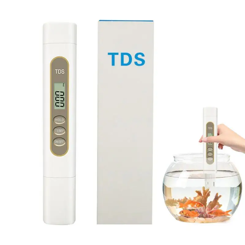 Digital Water Tester Digital Water Hardness Testers Tds Meter With High Sensitivity Portable PPM Meter With Temperature Display