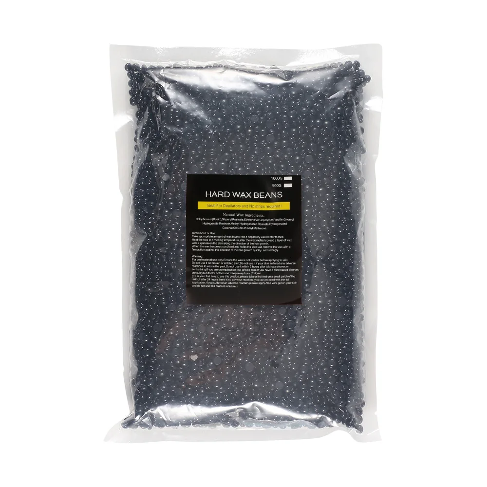 500 g/pak Wax Bonen Ontharingscrème Hot Film Pellet Verwijderen Bikini Gezicht Haar Benen Arm Ontharing Bean Unisex Ontharing