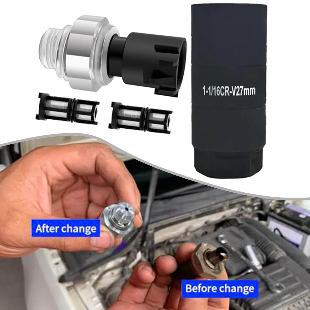 12673134 Interruttore sensore pressione olio auto con filtro per Chevy per Silverado per accessori automobilistici GMC
