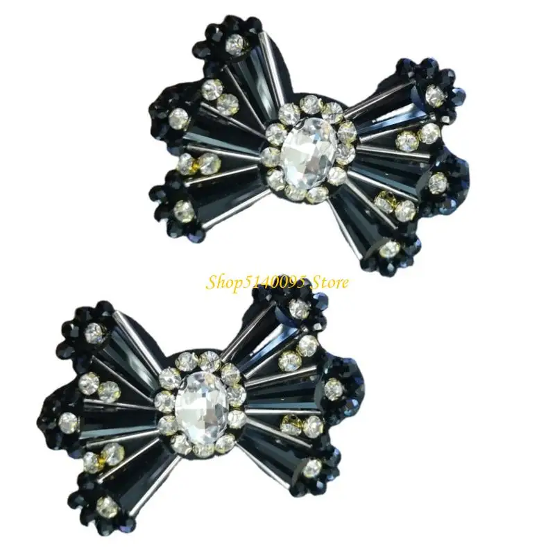 

DXAE 5 PCS Прекрасные швейные пятна Bowknot Rownestones Bows Patches для шпильки