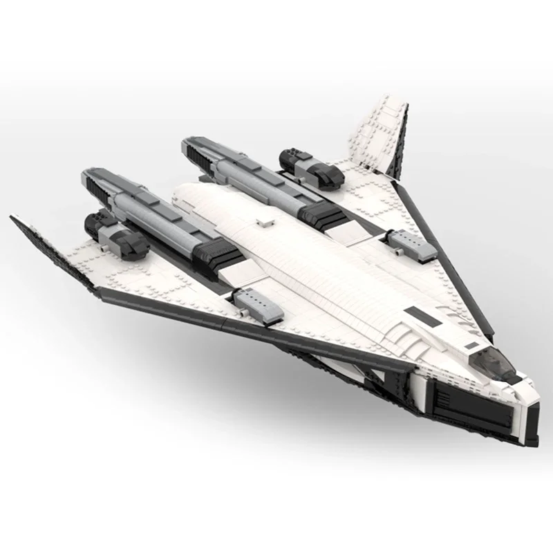 Aircraft Building Blocks Sets Valkyrie SSTO TAV 37B Class Shuttle Bricks Blocks Delta-wing Trans-atmospheric Vehicle Model Toy