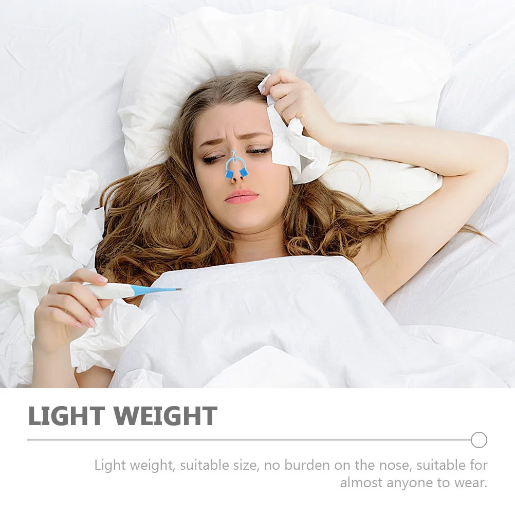 

4Pcs Professional Nasal Clip Lightweight Soft Material No Burden on Nose Portable Convenient Nose Plug for Everyday Use