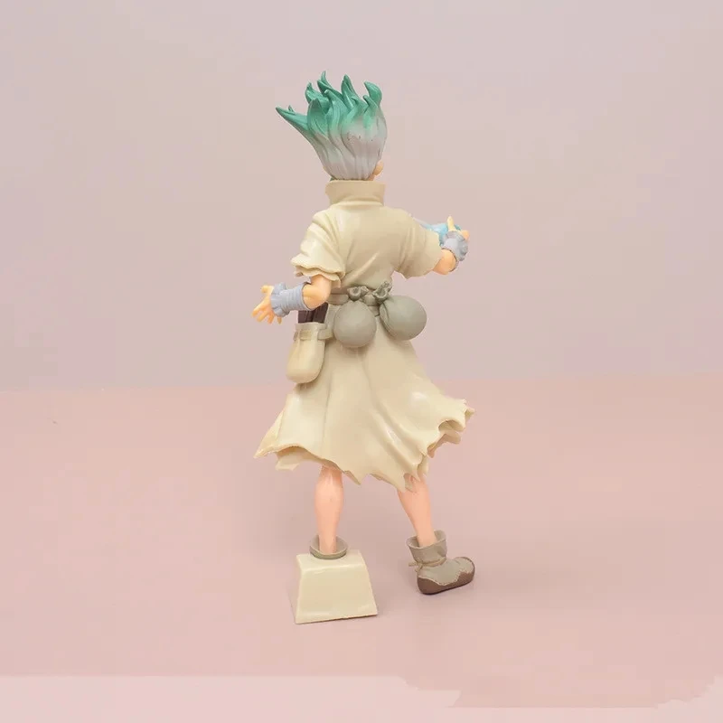 20cm Dr.Stone 3 New World Ishigami Senkuu Figure Anime Stone World Kingdom Pvc Figurine Collectiable Models Kids Gifts Toystoys