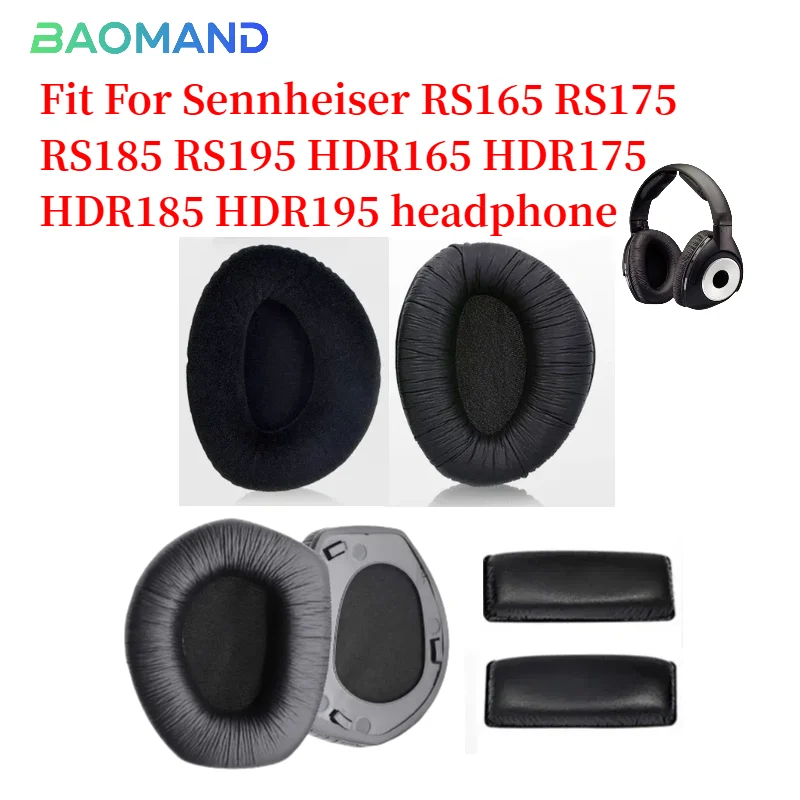

Ear Pads for Sennheiser RS165 RS175 RS185 RS195 HDR165 HDR175 HDR185 HDR195 Headphones Sleeves Cover Case Ear Cups Earmuffs