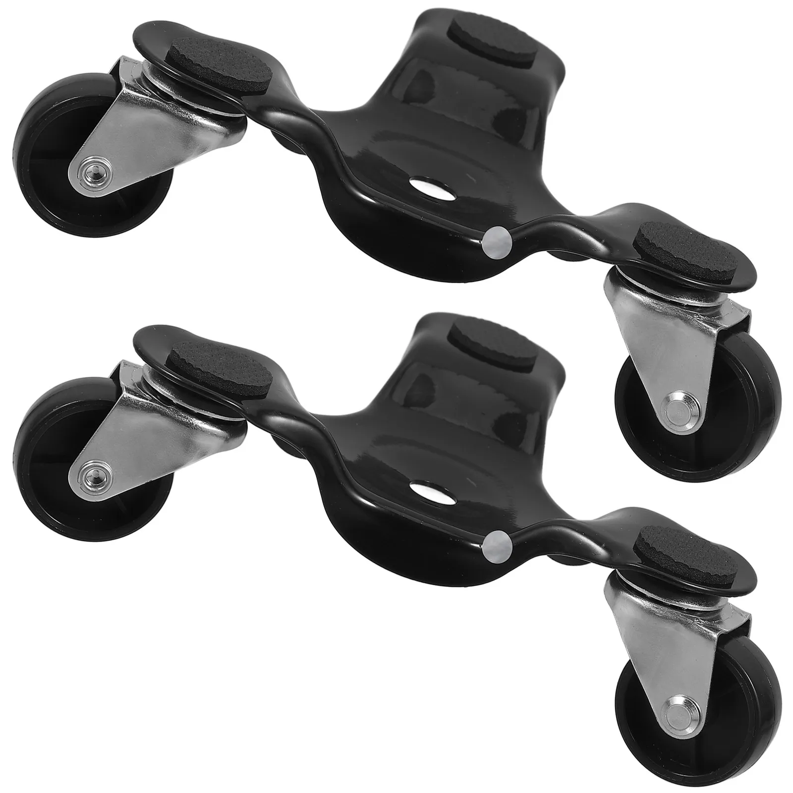 

2 шт. 3-колесные тележки для перемещения мебели, сверхмощные металлические тележки для бытовой техники, для легкого перемещения на неровных поверхностях