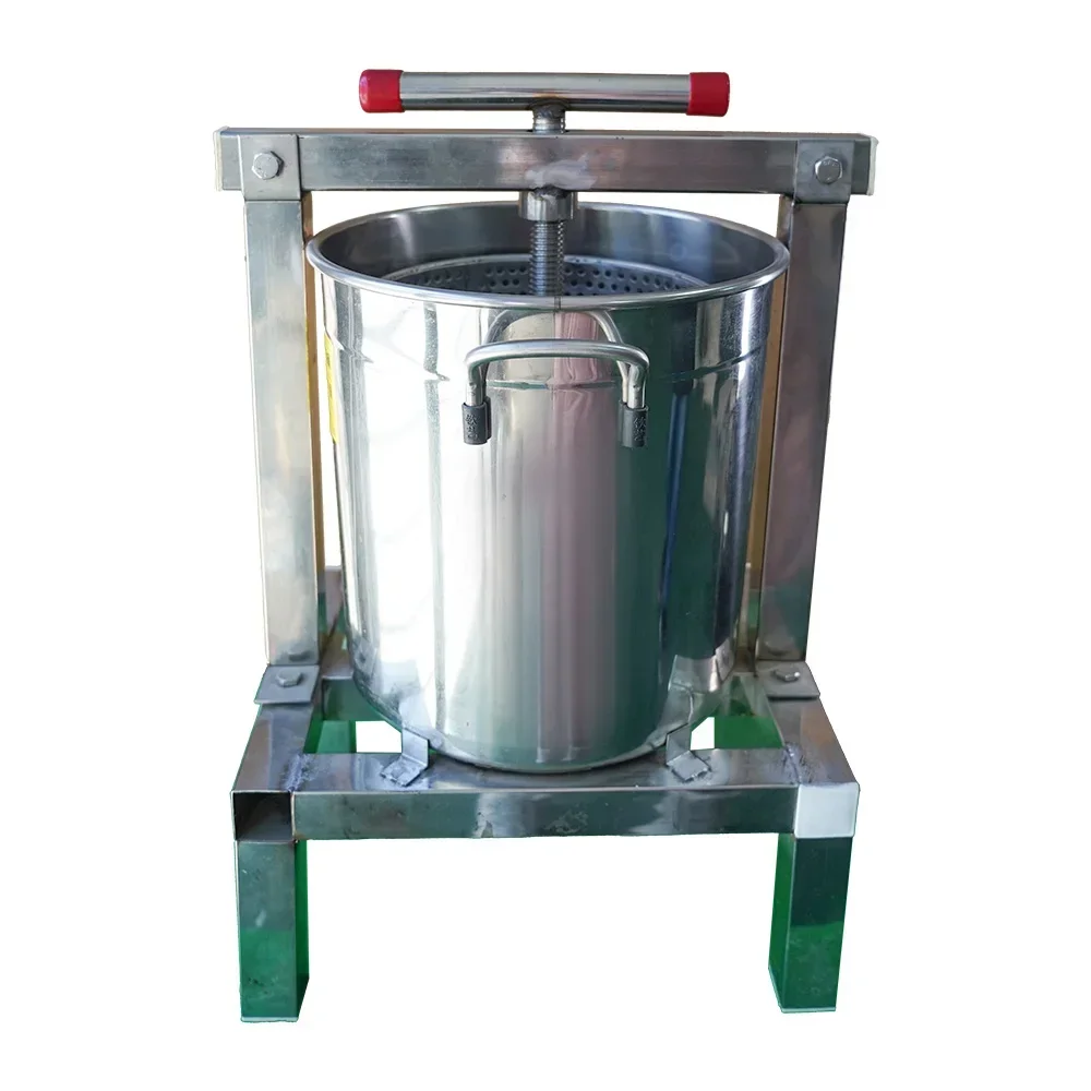 

Stainless steel manual honey beeswax press machine