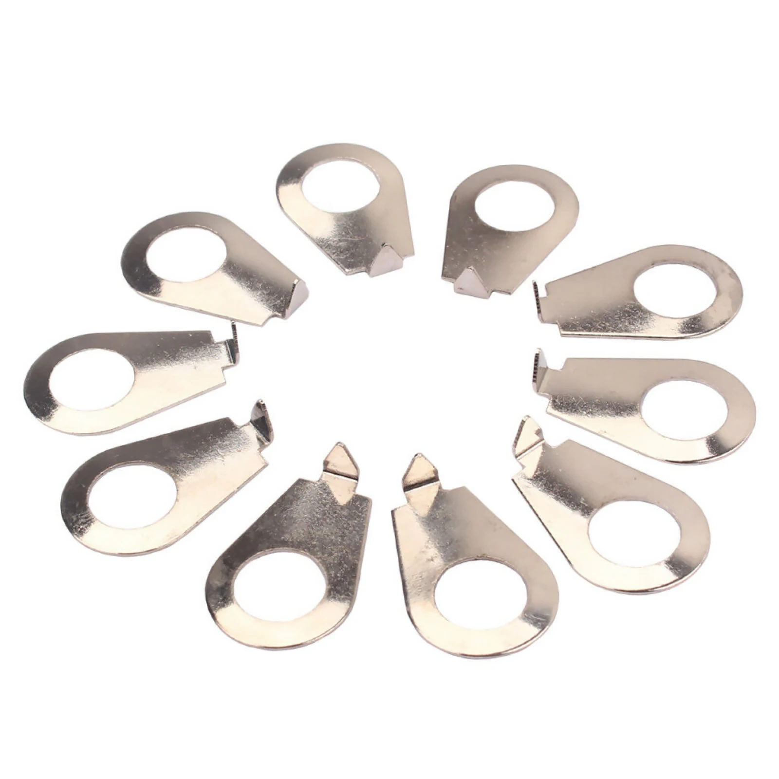 10 قطعة/المجموعة قسط دائم كروم معدن ميريك حجم 8.5 مللي متر مقابض الغيتار مؤشر لوحة مقبض موقف مؤشر ترقية أجزاء الغيتار #3