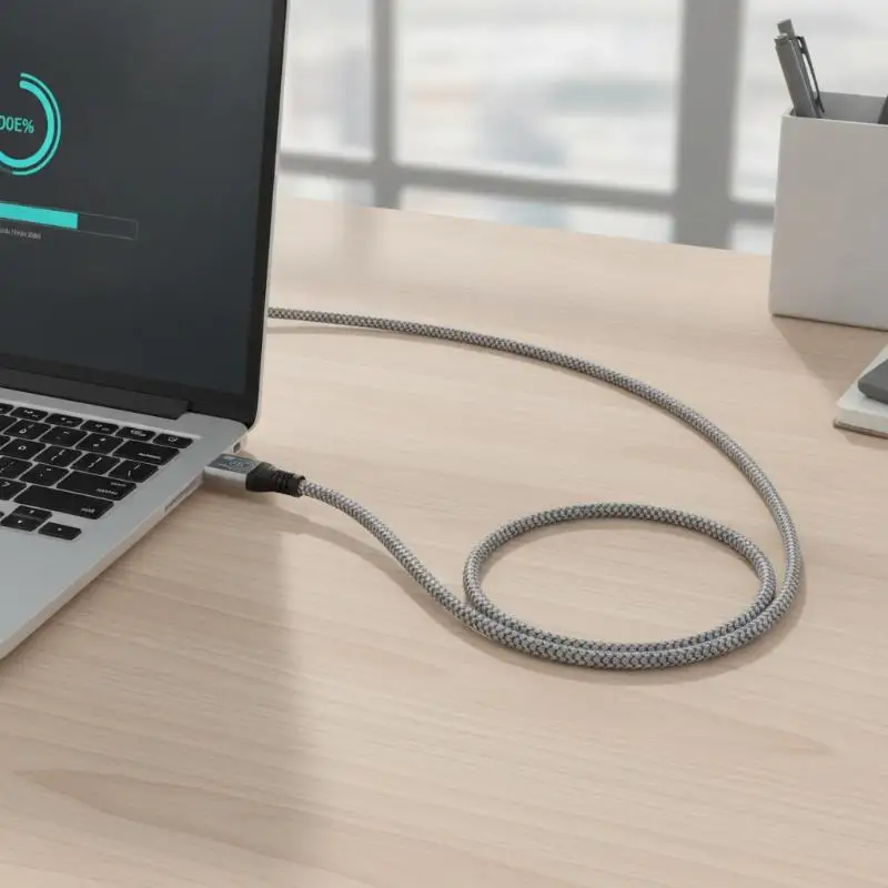 USB C Extension Cable 240W Fast Charging USB3.2 20Gbps Data Transfer Male to Female Extender for Outdoor Camping Phone Charge