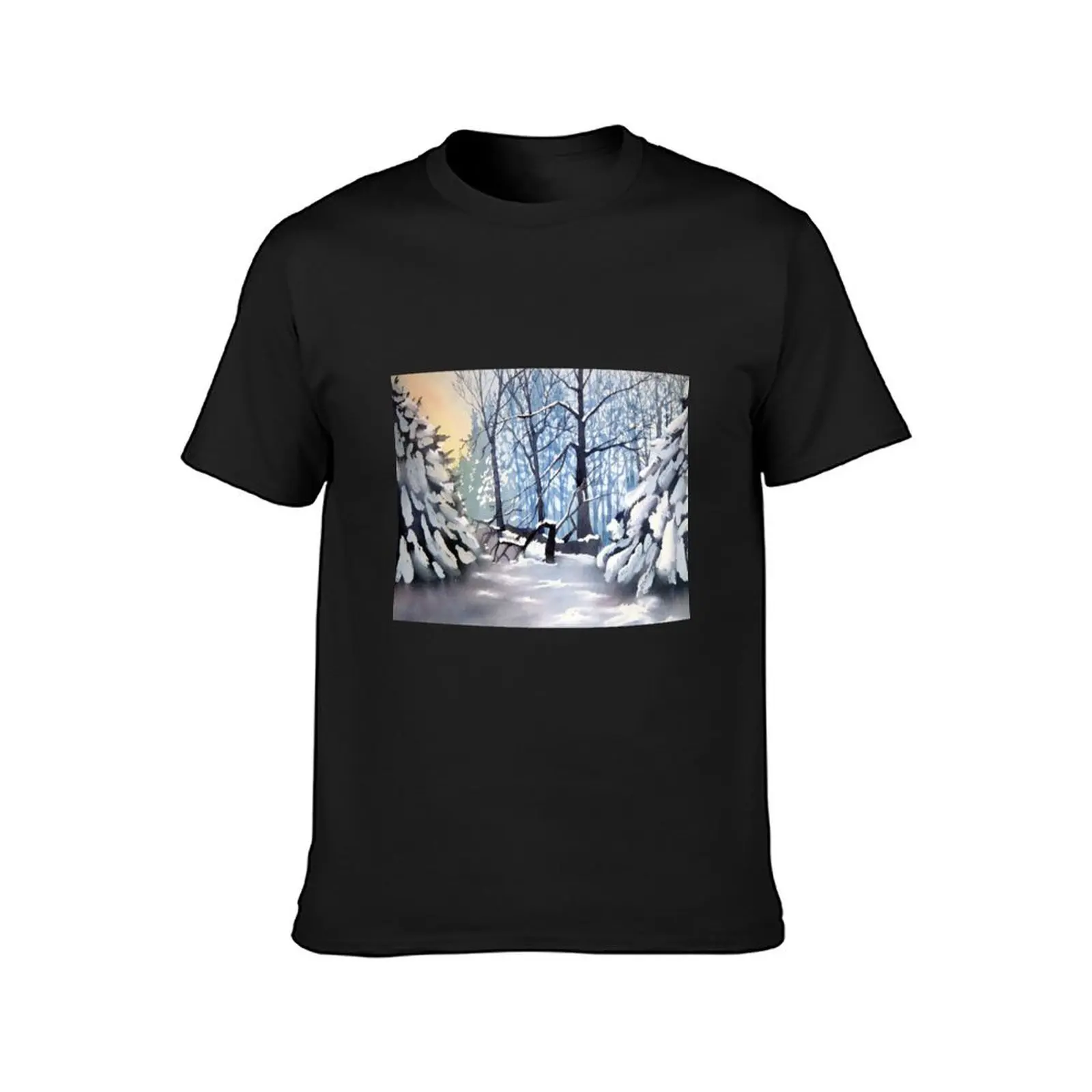 Snowed Under T-shirt Short sleeve tee customs design your own heavyweights men clothing