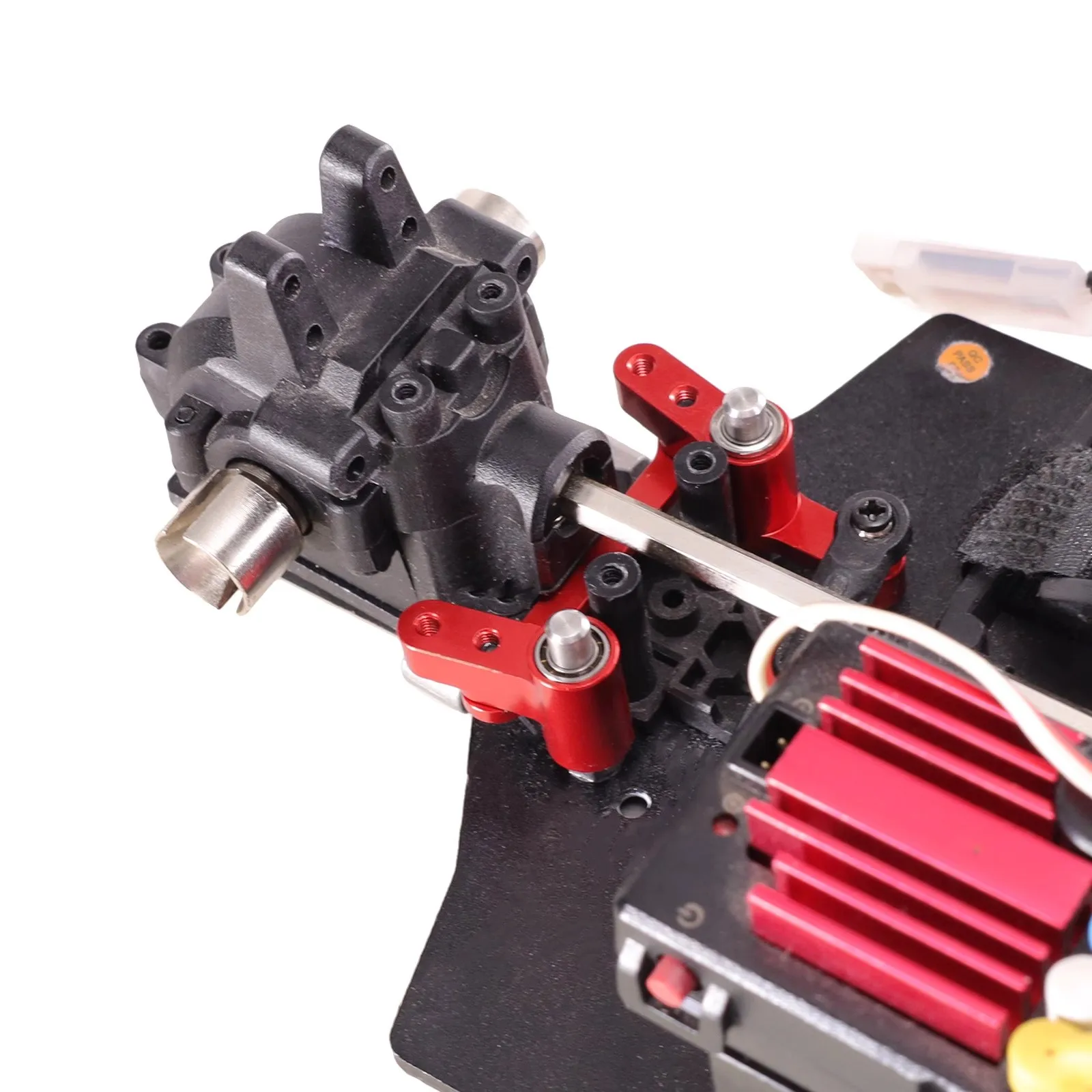 مجموعة توجيه معدنية MJX Hyper Go 14301 14303 Wltoys مع وصلة توجيه محامل لأجزاء ترقية سيارة RC 1/14