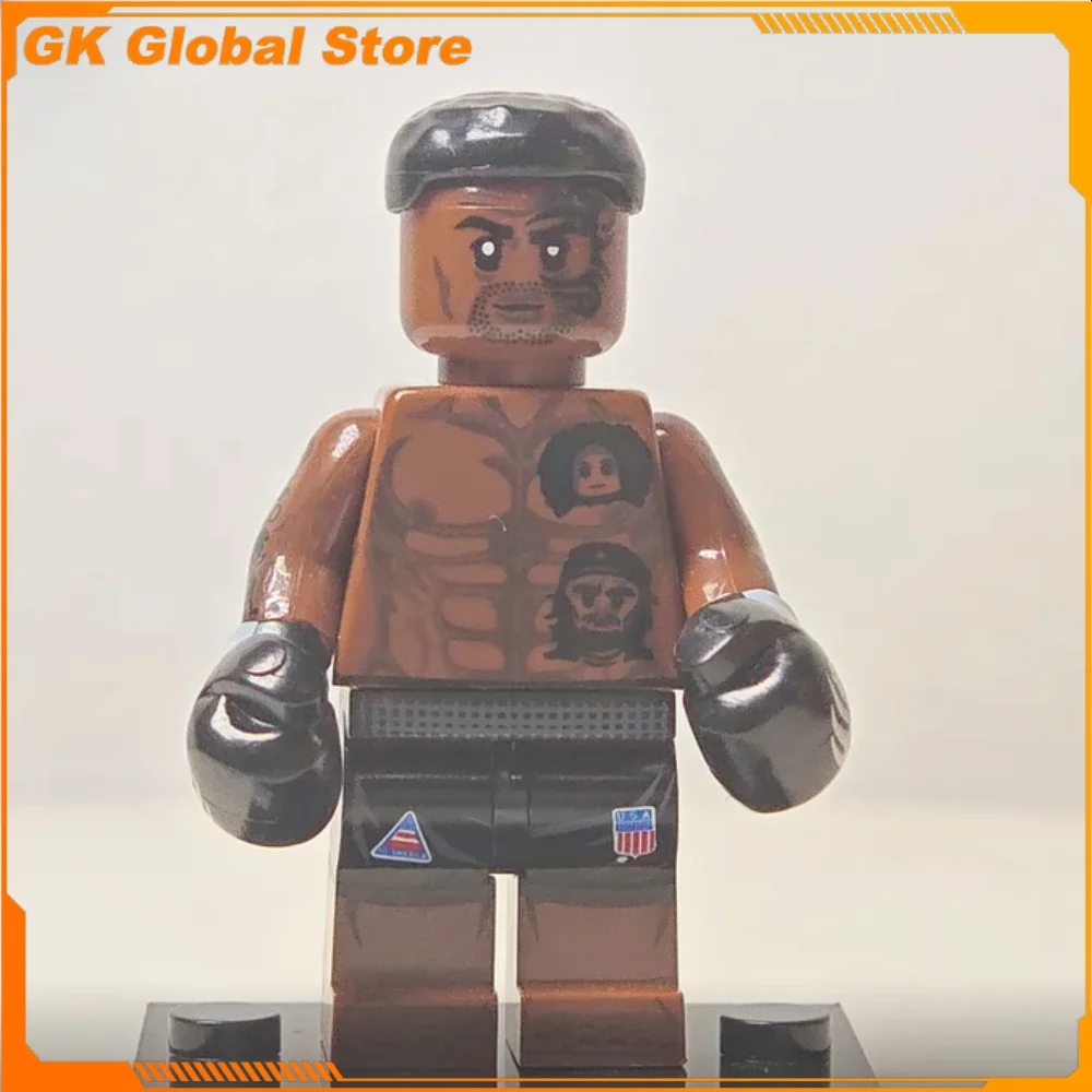 4.5cm Anime Figure Boxer Peripheral PVC Model Assembling Building Blocks Statue Desktop Decoration Ornaments Birthday Gift Toys