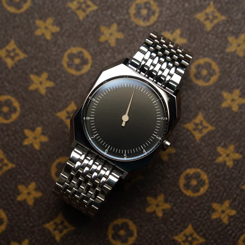 Imagen 2 del producto Reloj SKU Retro de un puntero para hombre, reloj de cuarzo cuadrado de estilo Vintage, reloj de pulsera de moda de diseño único para hombre, reloj de aleación para hombre