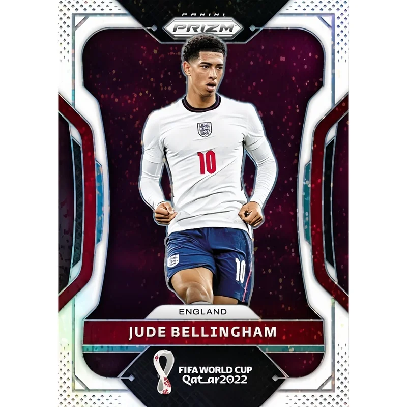 DIY Panini Homemade Football collection card FIFA World Cup Mbappe Neymar Kevin de Bruyne Ronaldo White Sparkle series view 2