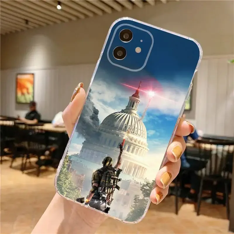 The Division 2 Phone Case For iPhone 15,14,13,12,11 Plus,Pro,Max,XR,XS,X,7,8 Plus,SE,Mini Transparent Silicone Soft