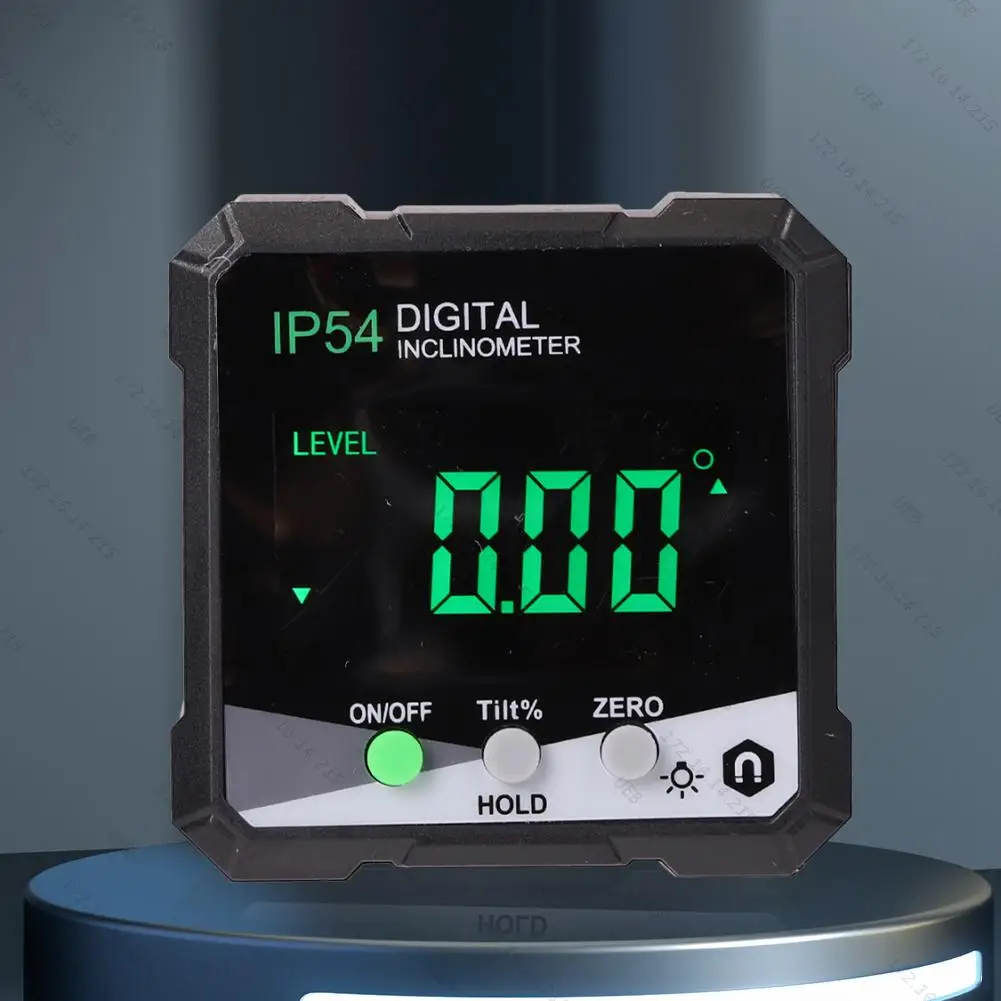 Digital Angle Finder IP54 Waterproof Inclinometer with LCD Display Table Saw Miter Protractor Woodworking Measuring Tool
