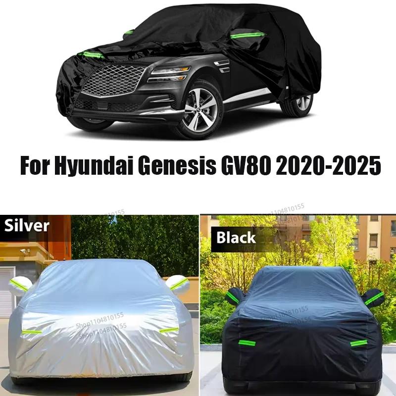 

Waterproof Car Cover Custom Fit for Hyundai Genesis GV80 2020-2025 All Weather Snow Rain Dust Hail Protection