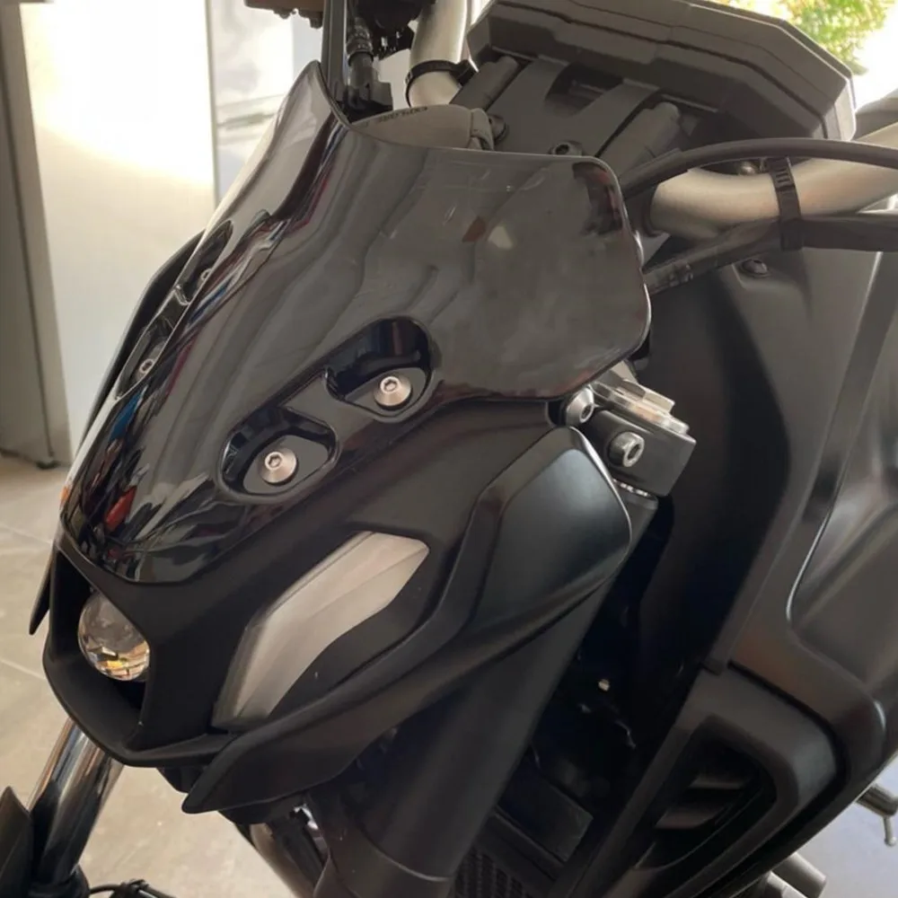 

For YAMAHA MT-07 MT 07 MT07 2023 2022 2021 Motorcycle Accessories Windshield Windscreen Windproof Wind Screen Deflector