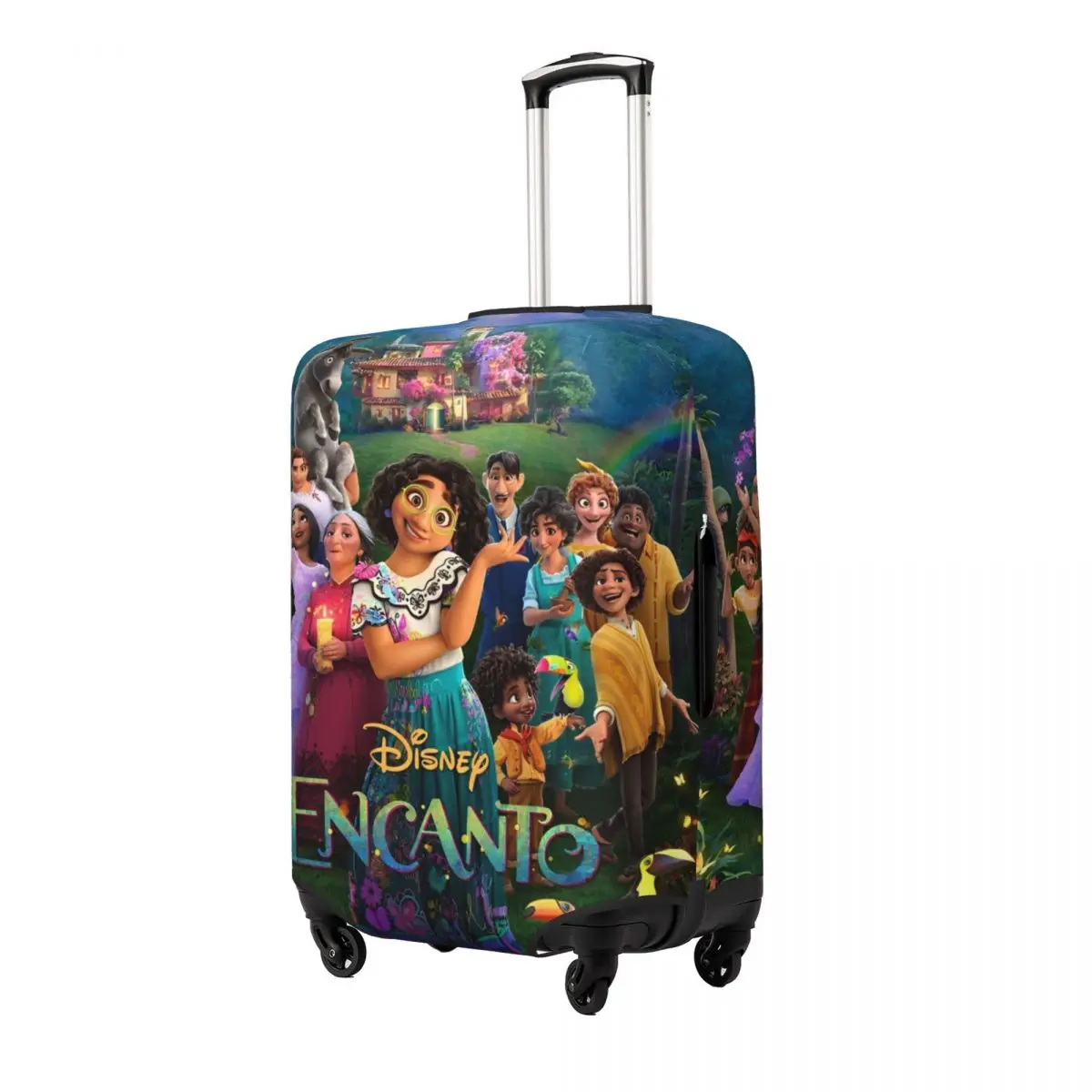 Encanto Magic Cartoon Suitcase Cover Holiday Practical Luggage Case Travel Protector