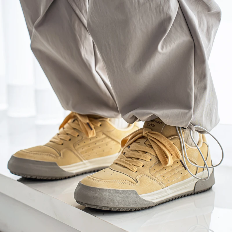 

Four Seasons New Casual Fashion Trendy Comfortable Anti Slip Breathable Versatile Sports Men's Height Increasing Board Shoes