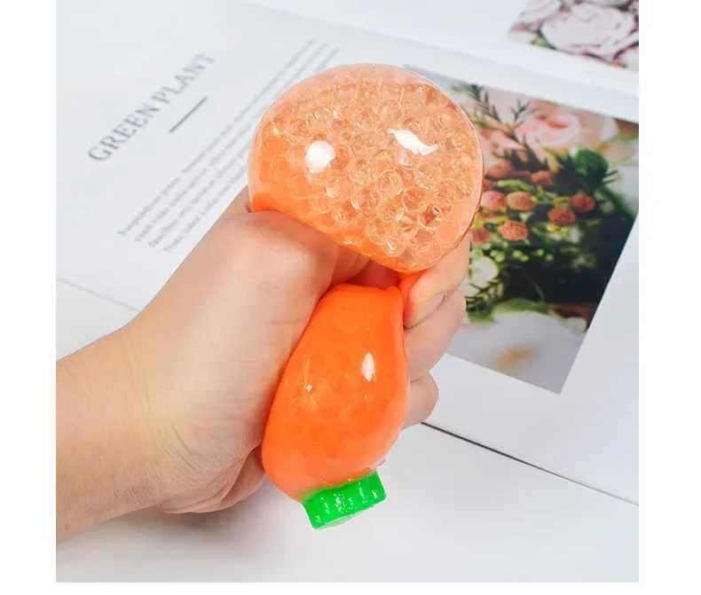 Juego de comida simulada para niños, juguetes para apretar, juguetes para aliviar el estrés y herramientas para aliviar el estrés, juguete de ventilación elástica, 4 Uds.